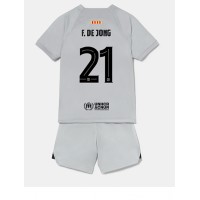 Barcelona Frenkie de Jong #21 Tredje sæt Børn 2022-23 Kortærmet (+ Korte bukser)